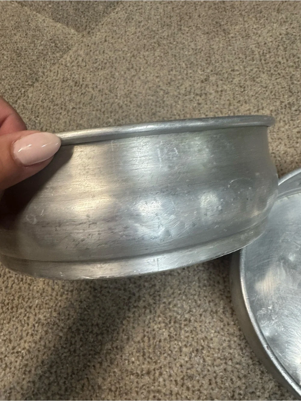 Unbranded Silver Metal Baking Pans (Set of 2)
